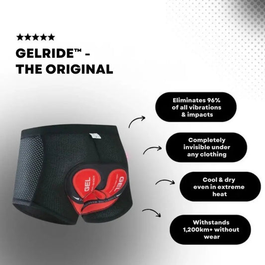 GelRide™ | Invisible Riding Shorts That Eliminate Pain & Pressure