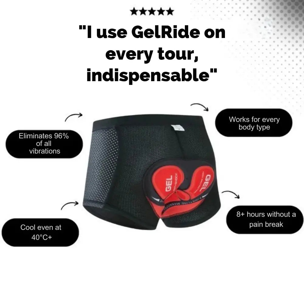 GelRide™ | Invisible Riding Shorts That Eliminate Pain & Pressure