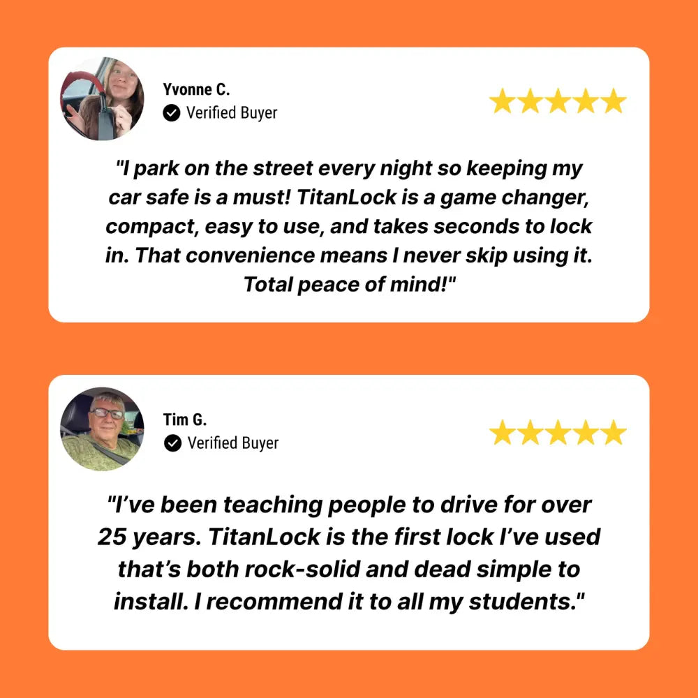 TitanLock™ | Military-Grade Steering Wheel Lock